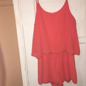 Love J Orange Romper