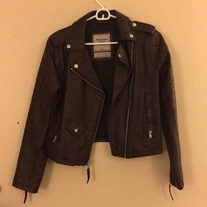 Abercrombie leather jacket