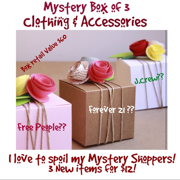 Tops - $12 Mystery Box of THREE Fall items ( Value$60➕)