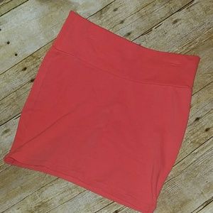 Charlotte Russe Coral colored elastic pencil skirt