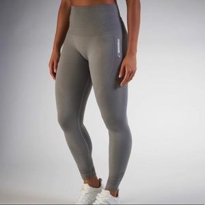 NWT Gymshark Grey Seamless Leggings. SMALL