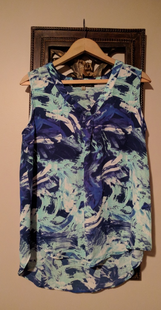 Rose and Olive Sleeveless Tops