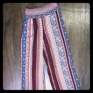 Bohemian Wide Leg Pants