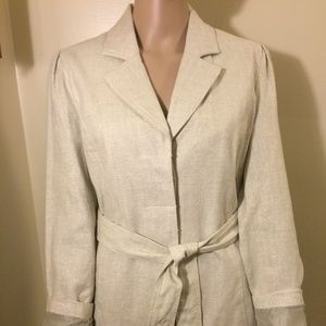 🆕 Herringbone Jacket Linen Cotton Blend