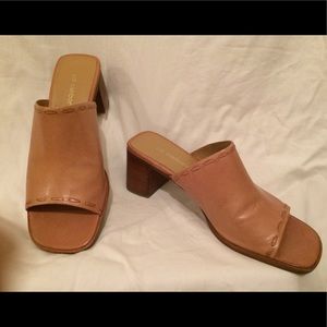 Open toed mules