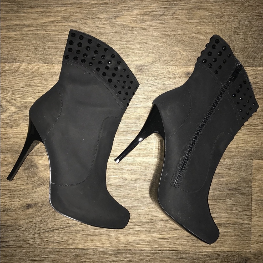 NINA - LILIAN BLACK MICRO FIBER BOOTIE