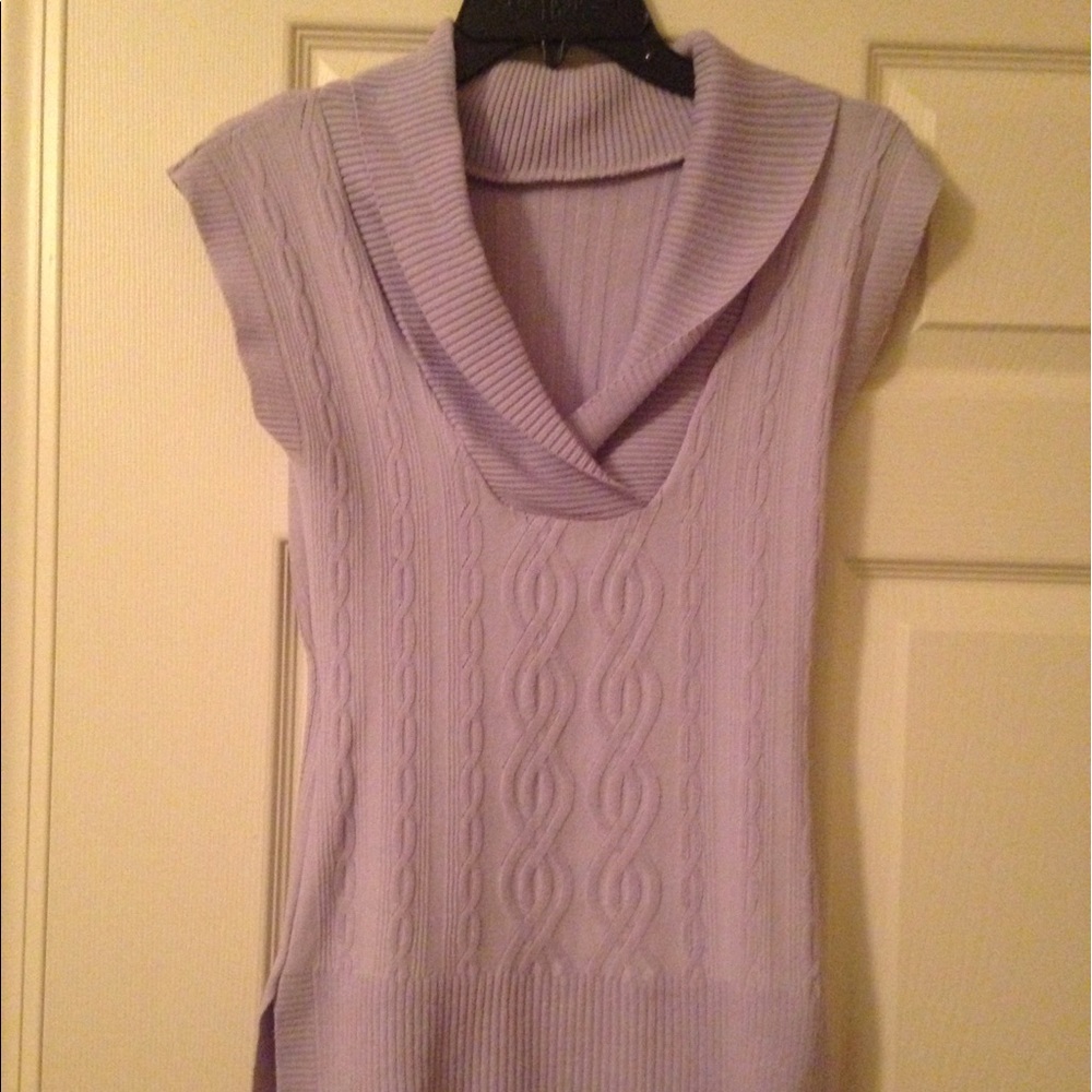 Lavender lilac light purple tunic top