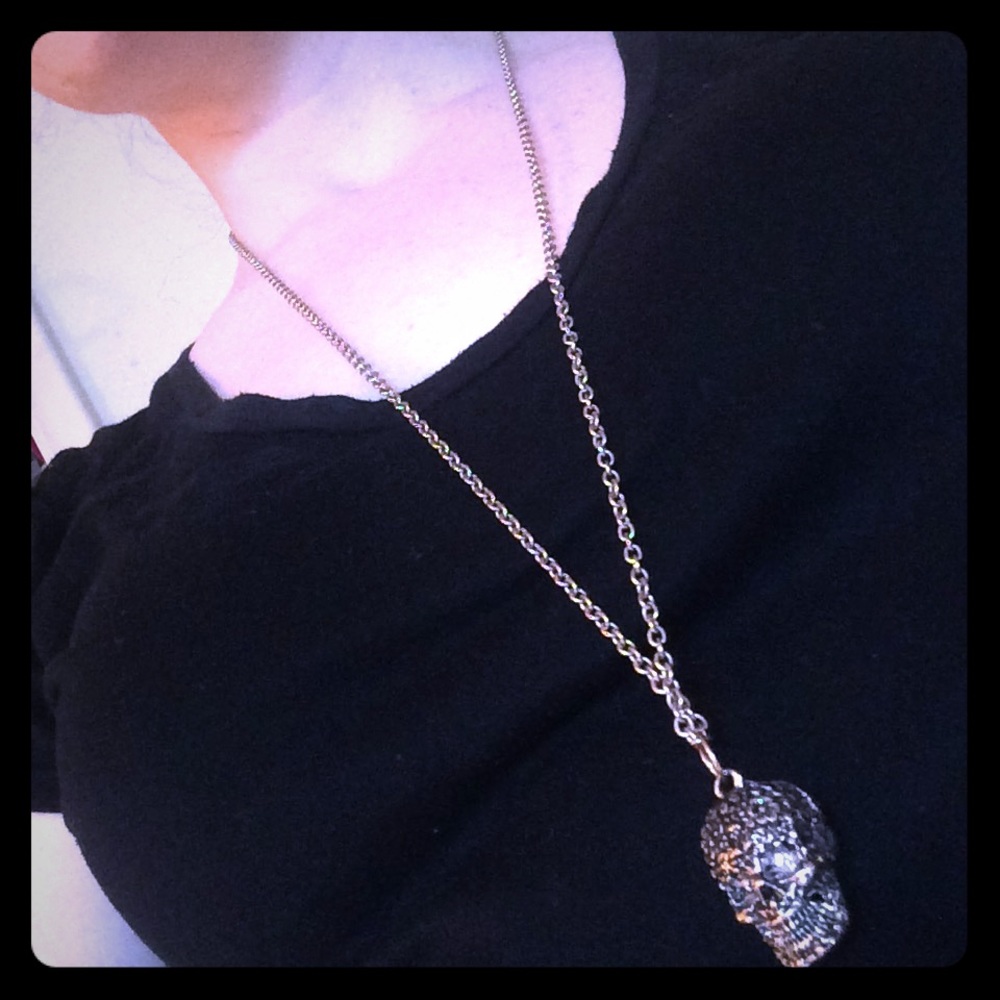 SOLD Skull necklace