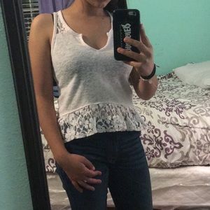 Hi-low Abercrombie shirt