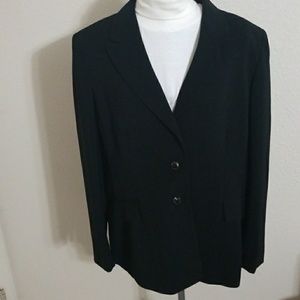 KASPER PANTS SUIT IN BASIC BLACK