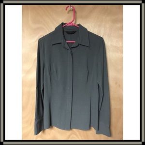 Grey Express Stretch Dress Shirt