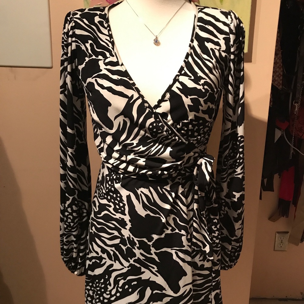 Laundry by Design Printed Wrap Dress