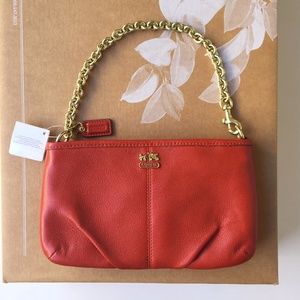 NWT Coach Madison Large Leather Wristlet (48669)