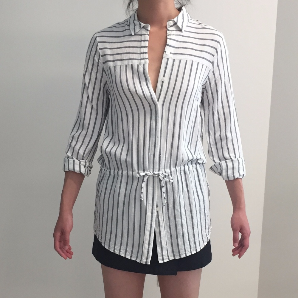 Striped relax fit shirt