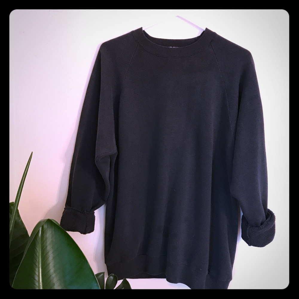 Oversized crew sweatshirt