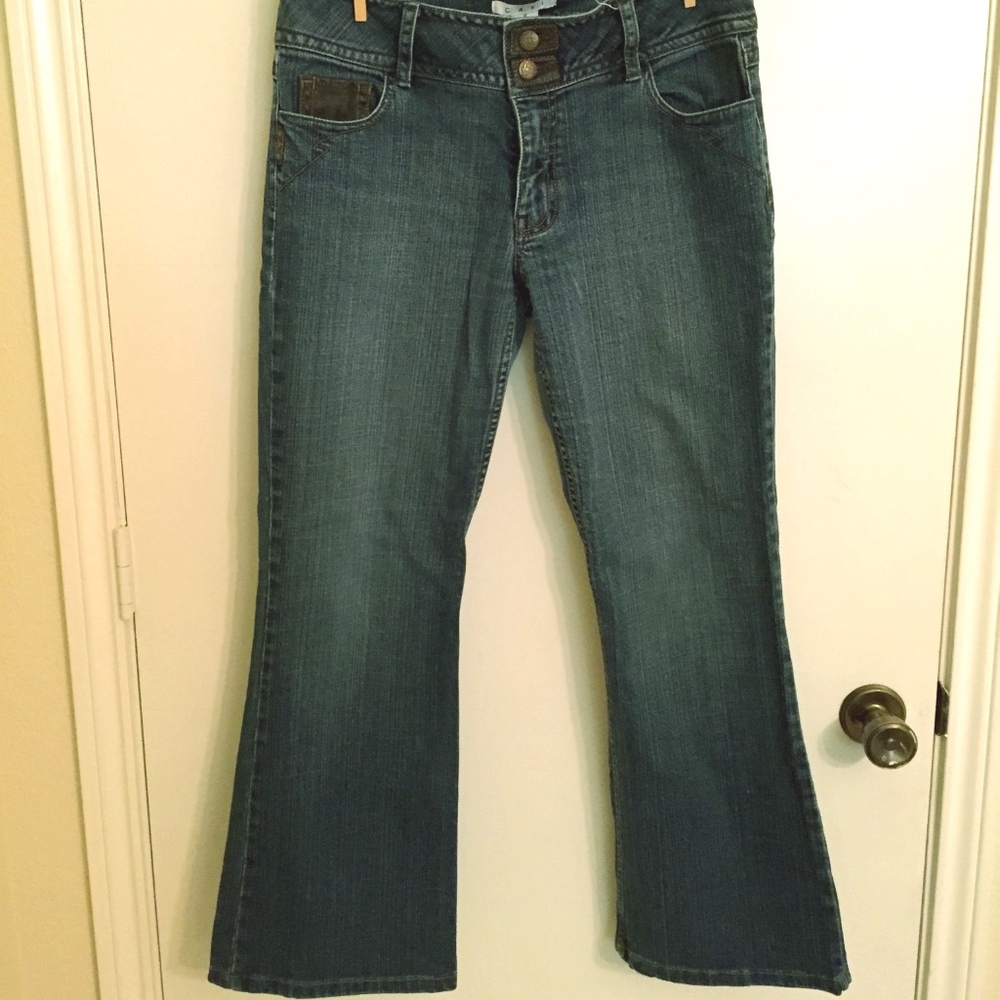 CAbi patch pocket jeans