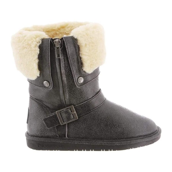 BearPaw Shoes - BearPaw Madison Black Distressed Boots