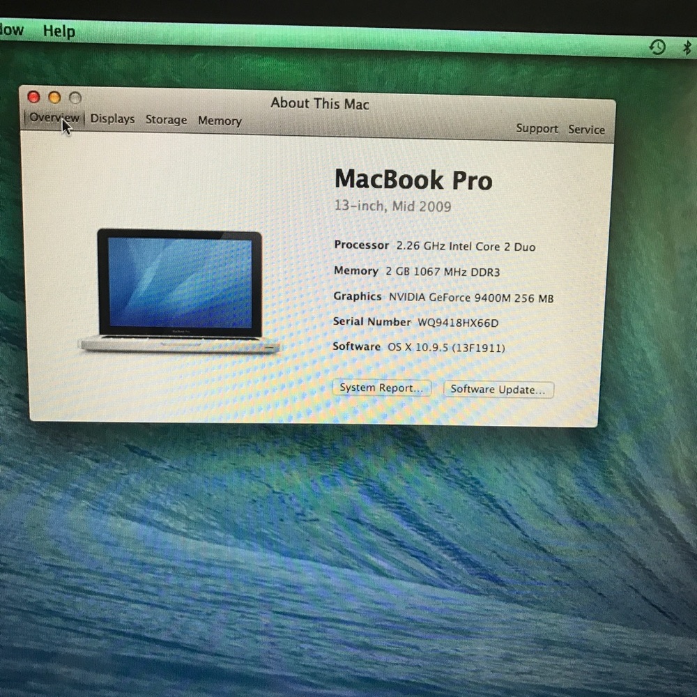 MacBook Pro mid 2009 (early) 2GB