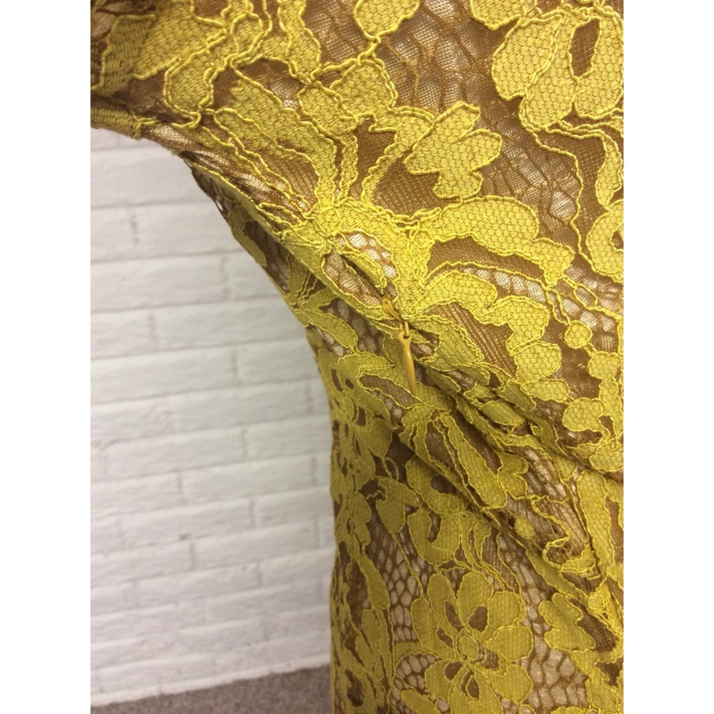 Lace Overlay Midi Dress (Small) NWOT - Picture 4 of 5