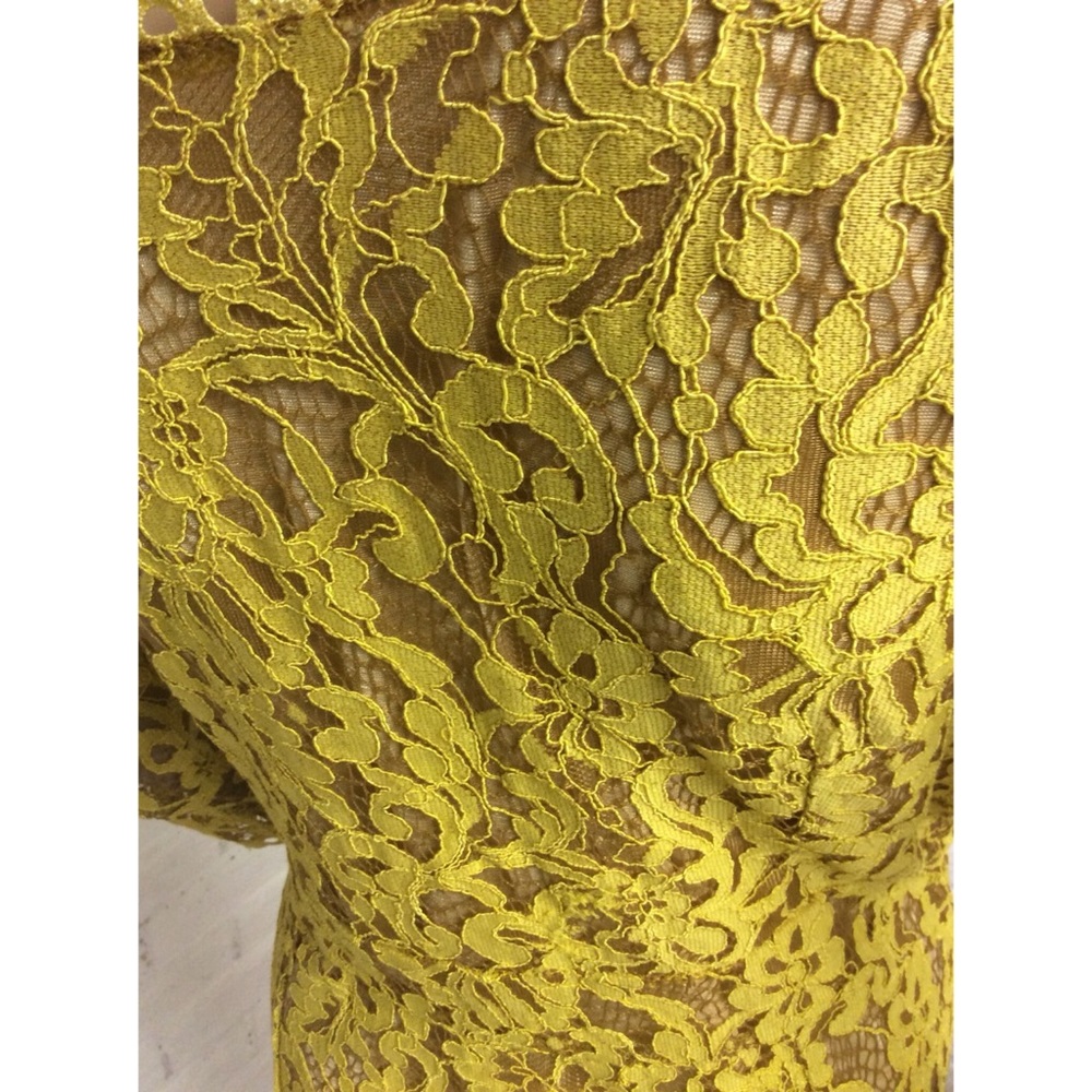 Lace Overlay Midi Dress (Small) NWOT - Picture 5 of 5