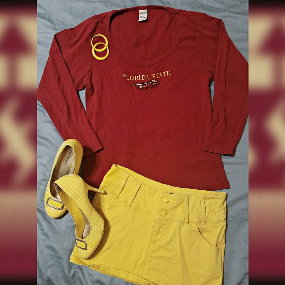 Florida State Seminoles 3/4 length shirt