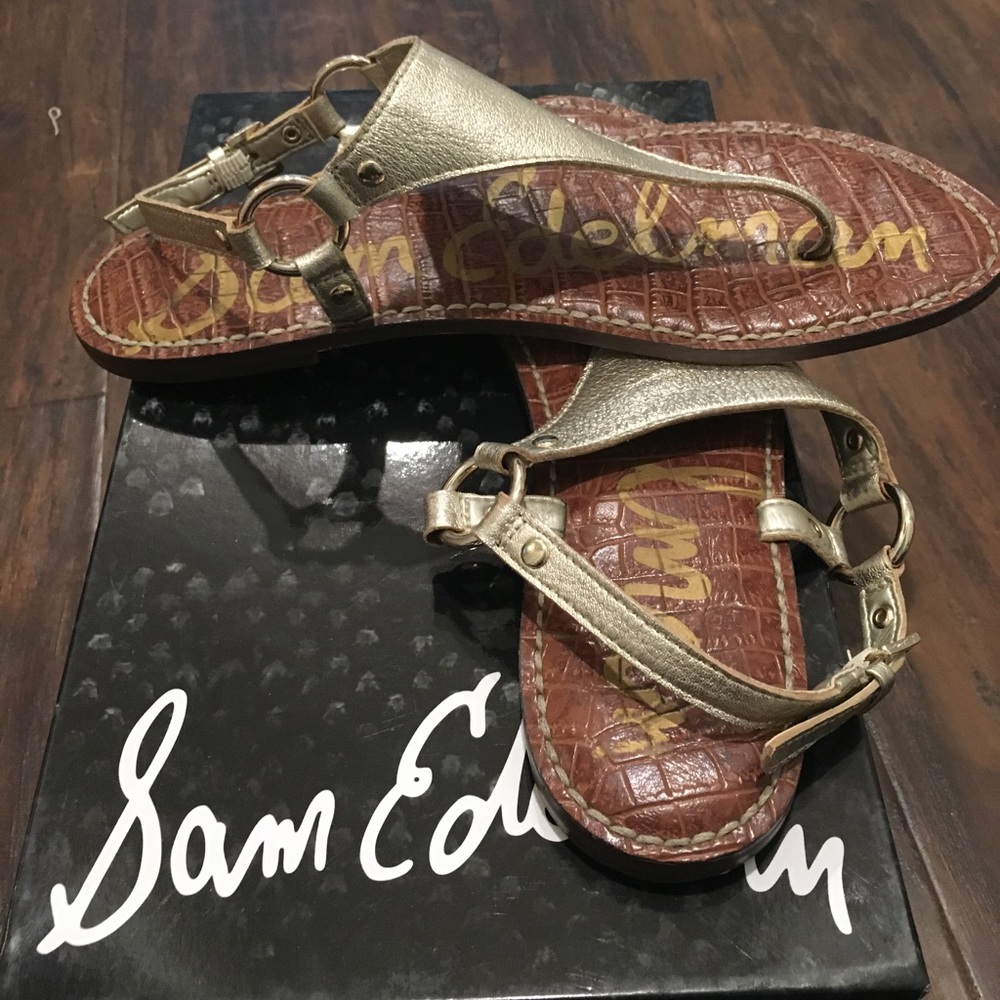 Sam Edelman Greta Sandals size 8.5-Gold