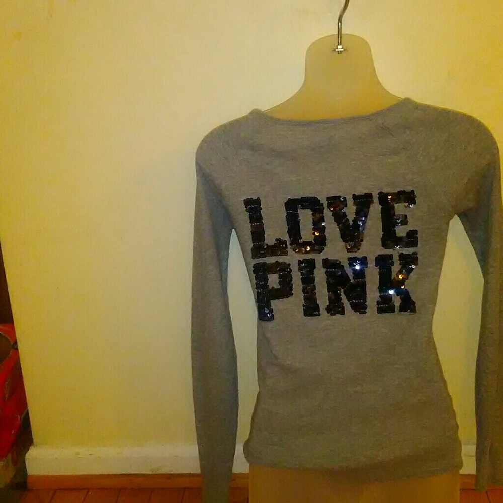 PINK VICTORIA'S SECRET THERMAL TOP