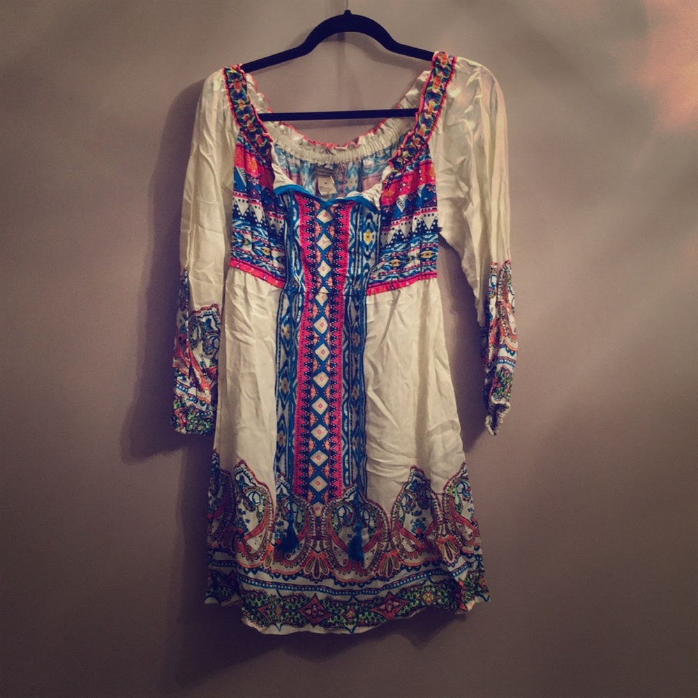 NWT Flying Tomato Boho Print Dress