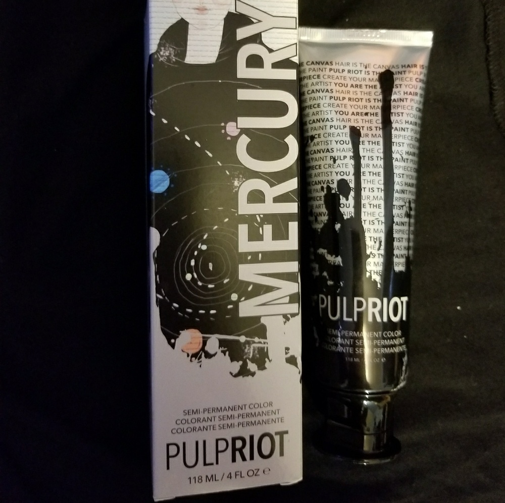 NIB Pulp Riot Mercury Demi Permanent Hair Color