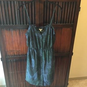 Ecote Blue and Green Dress - Size Large