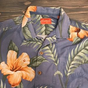 100% Silk L Tommy Bahama Men's Shirt