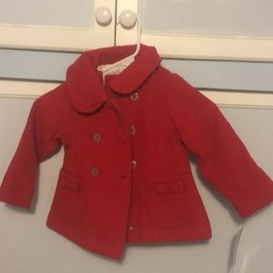 London Fog toddler red peacoat