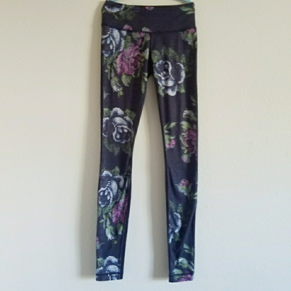 lululemon athletica Pants - Lululemon floral wunder under full length 2