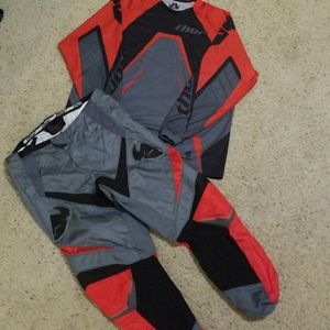 THOR Motocross riding pants and Jersey