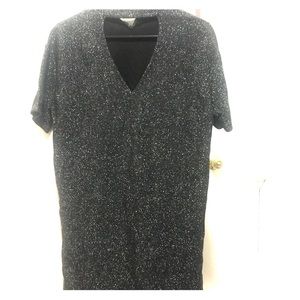 ZARA silver choker dress- Size Small