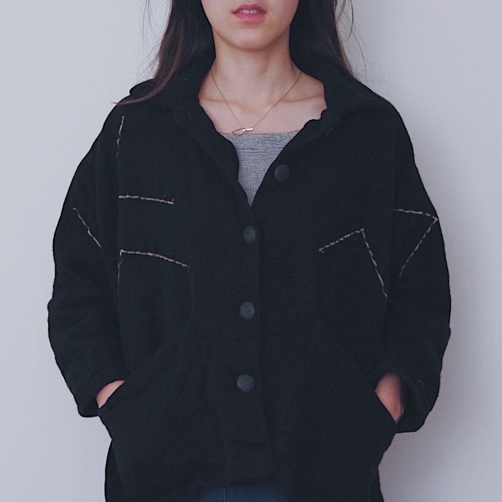 Black coat