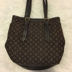 Louis Vuitton mini Lin bucket bag