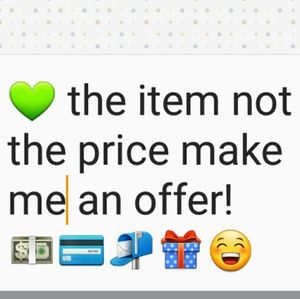 Love the item but not the price make me an offer!