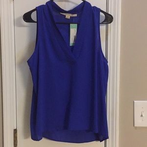 Sleeveless chiffon blouse