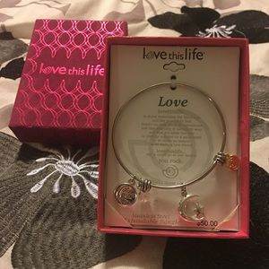 Love this life, Love bracelet with charms
