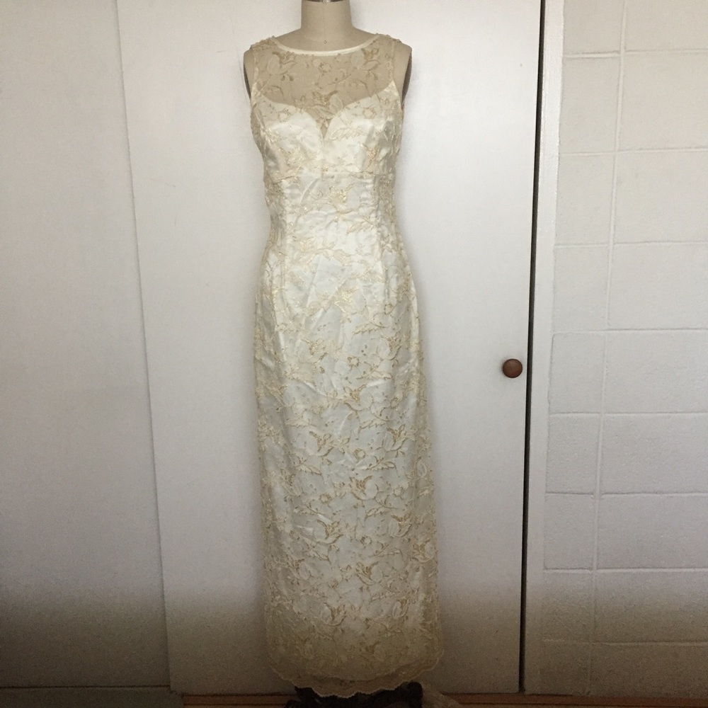 Vintage 90 Jessica McClintock Bridal Wedding Dress