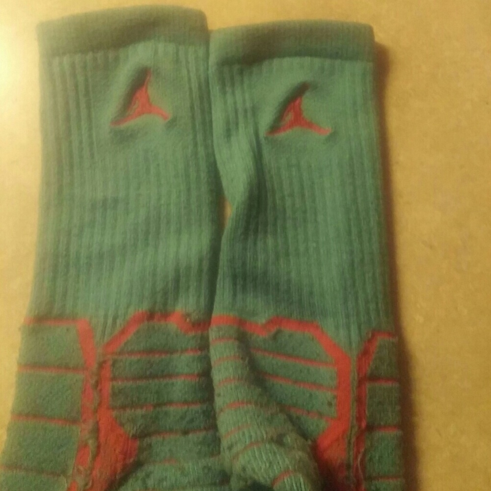 Blue Jordan socks