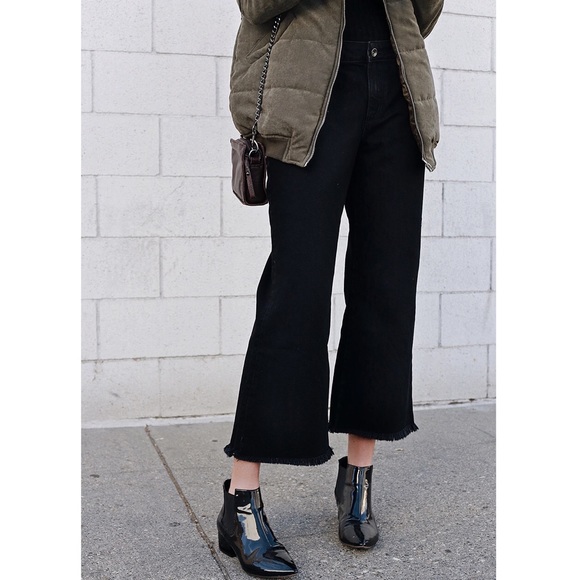z1975 cropped wide leg jeans