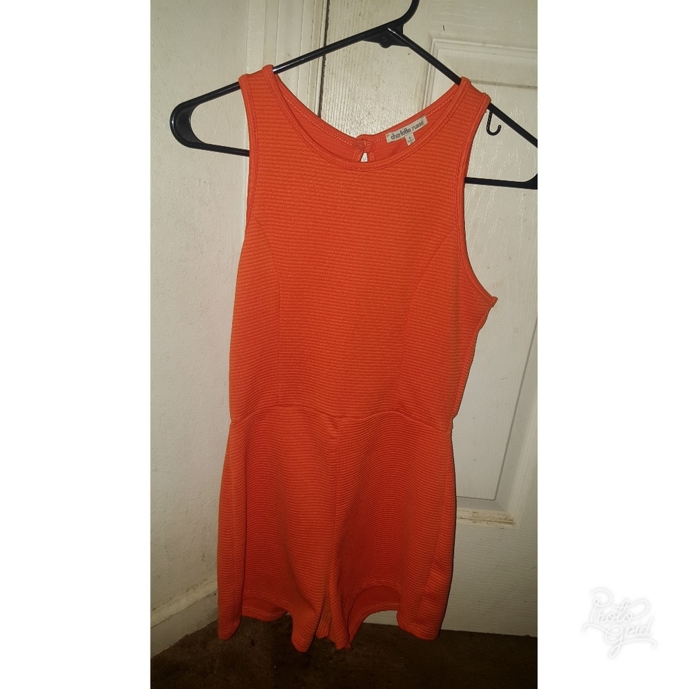 ORANGE ROMPER