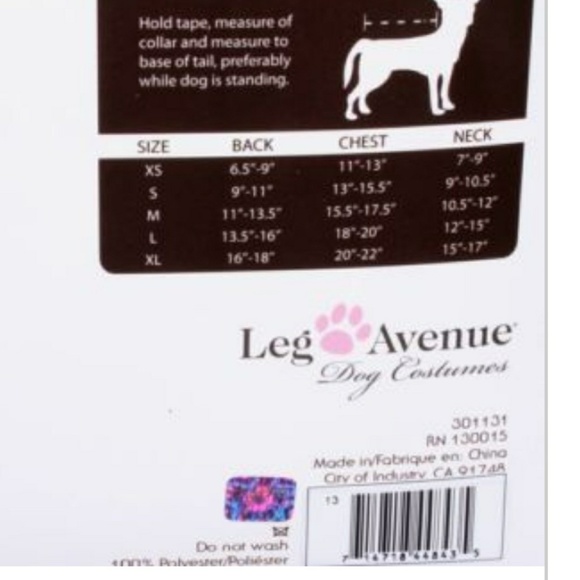 Leg Avenue – Fire Dog Costume - Picture 4 of 5