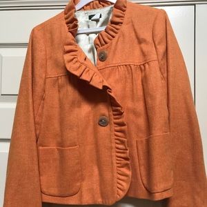 Orange Jcrew jacket