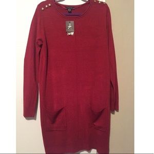 NWT Burgundy Sweater Dress