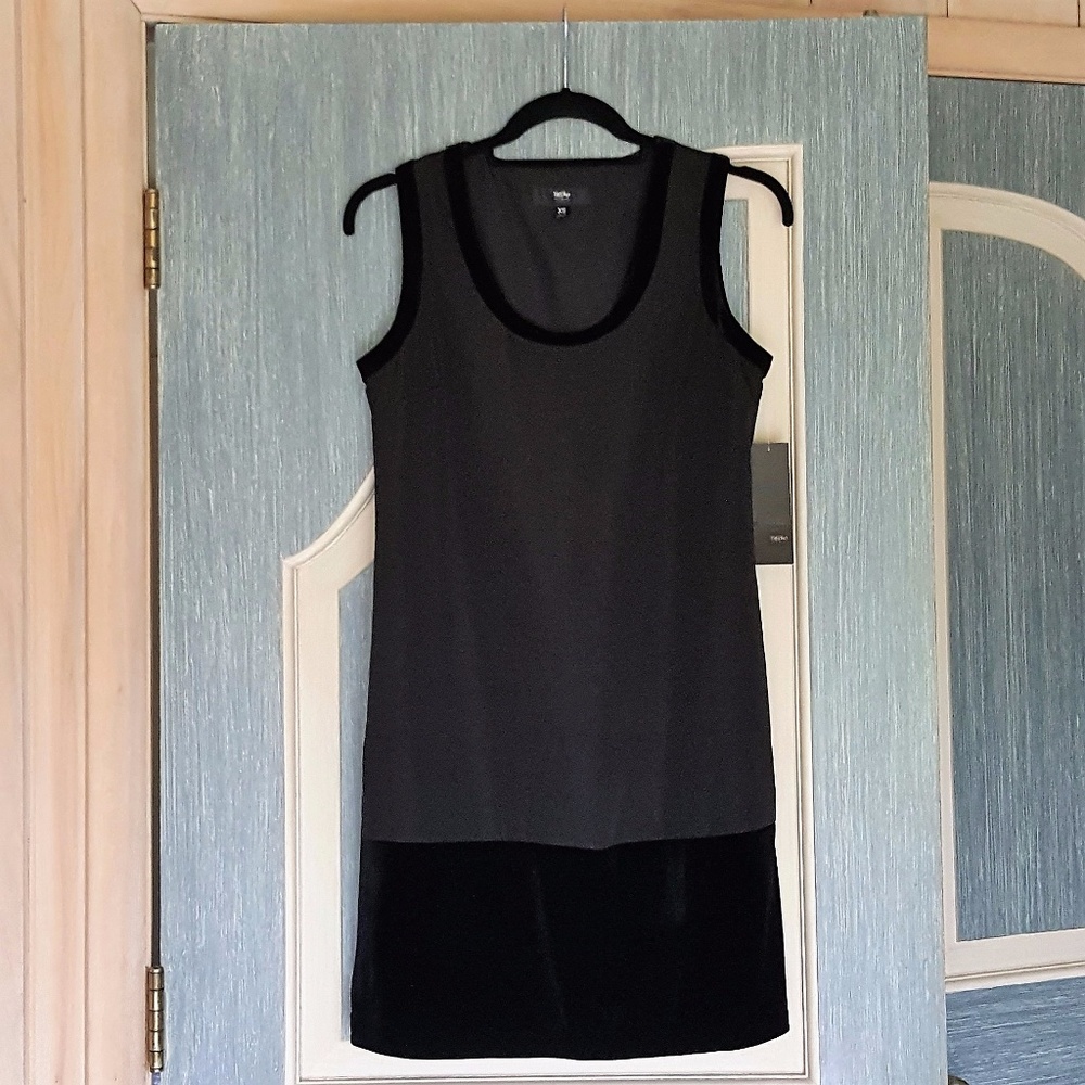 Mossimo Sleeveless Black Shift Dress - Size XS