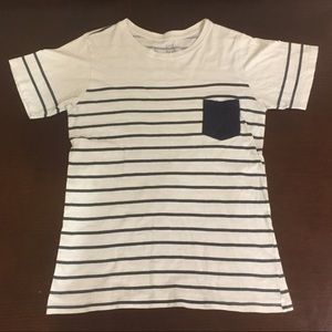 Blue Crown Striped T-shirt