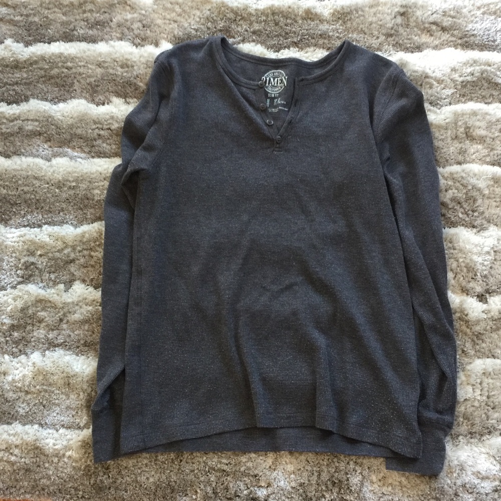 Forever 21 thermal long sleeve shirt
